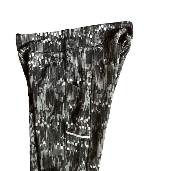 Smartwool PhD Printed Women Size Small Mid Rise Pull On Stretch Gray Black - Picture 5 of 7